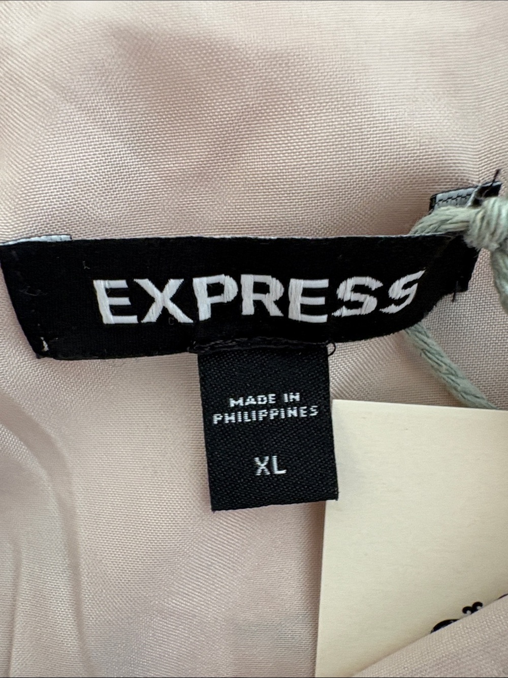 Express Pink Floral Ruffle Maxi Dress on Cream - Picture 3 of 5
